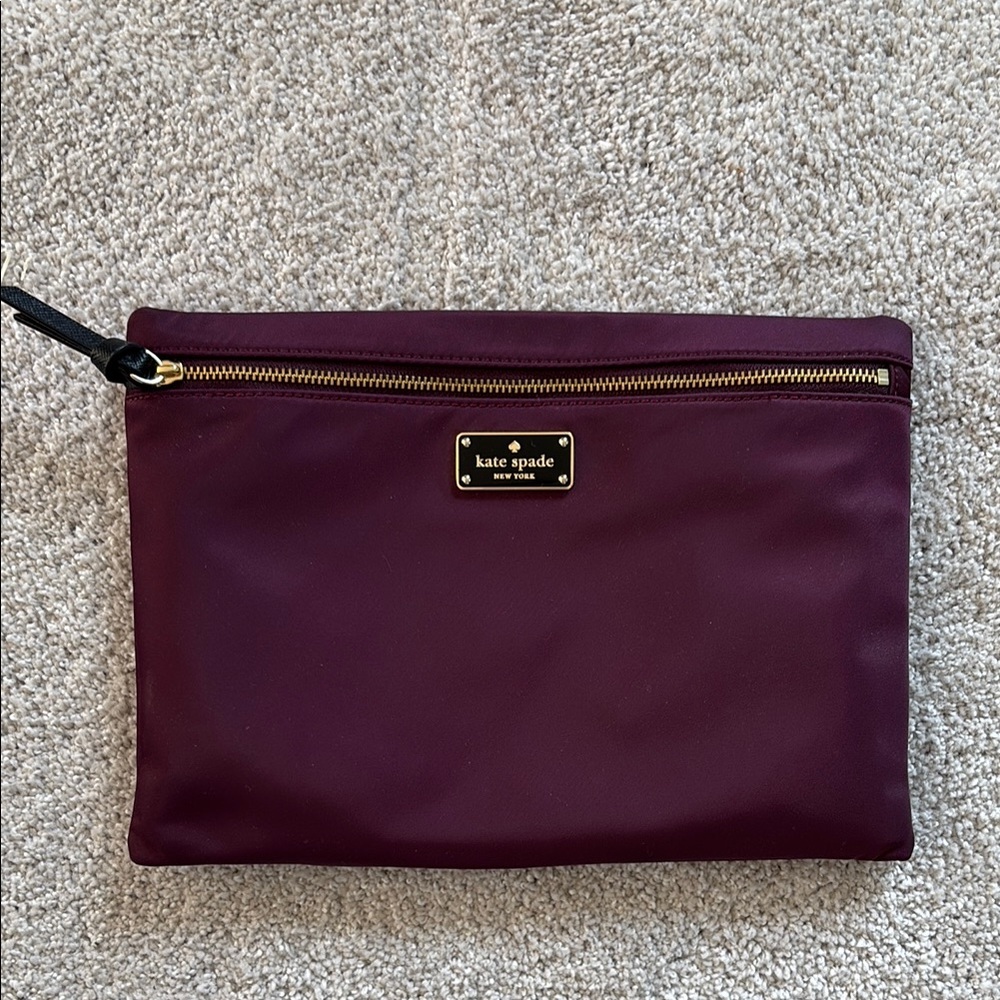 Kate Spade Burgundy Clutch